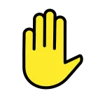 Raised Hand SVG Icon